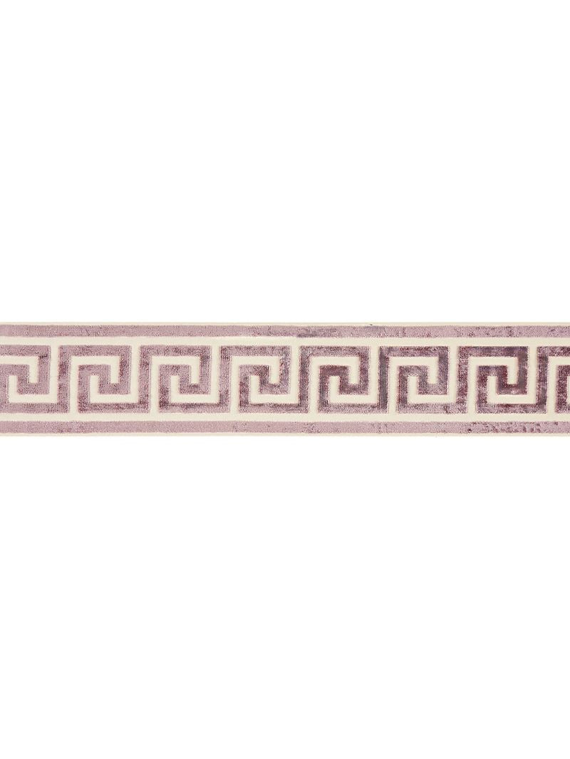 Scalamandre Fabric SC 0004T3279 Greek Key Velvet Tape Amethyst