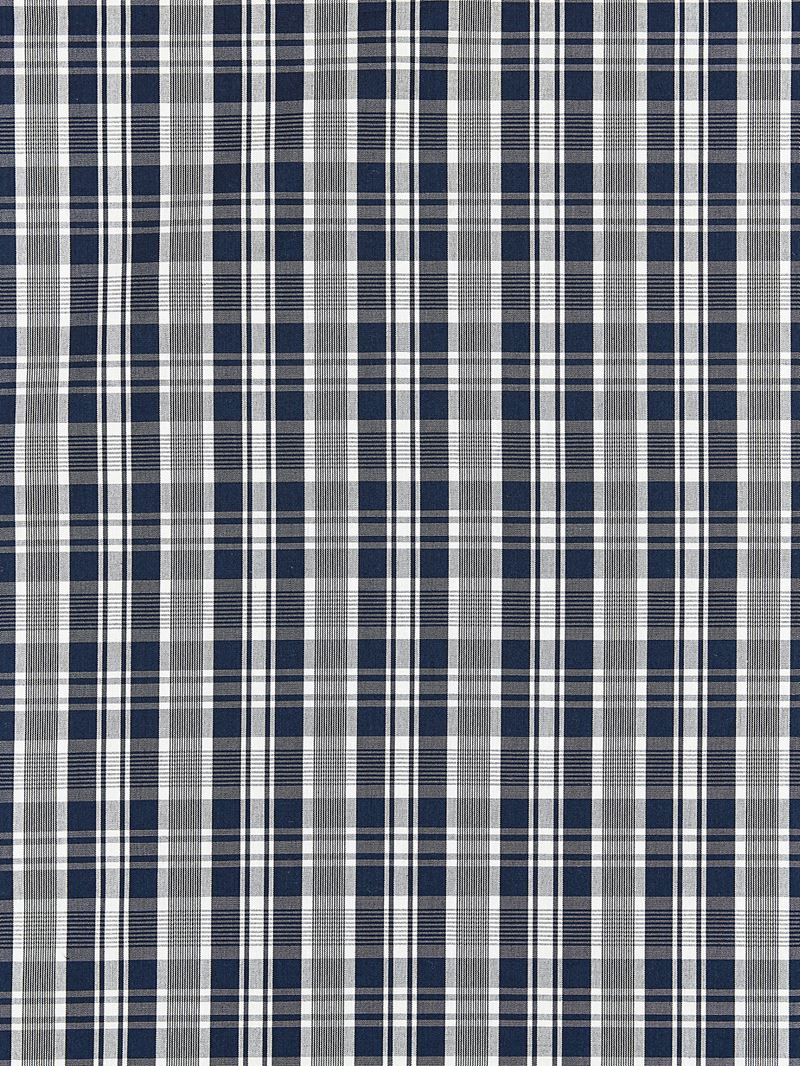 Scalamandre Fabric SC 000527122 Preston Cotton Plaid Navy