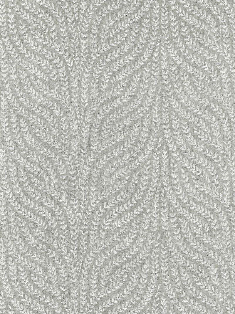 Scalamandre Fabric SC 000527125 Willow Vine Embroidery French Grey