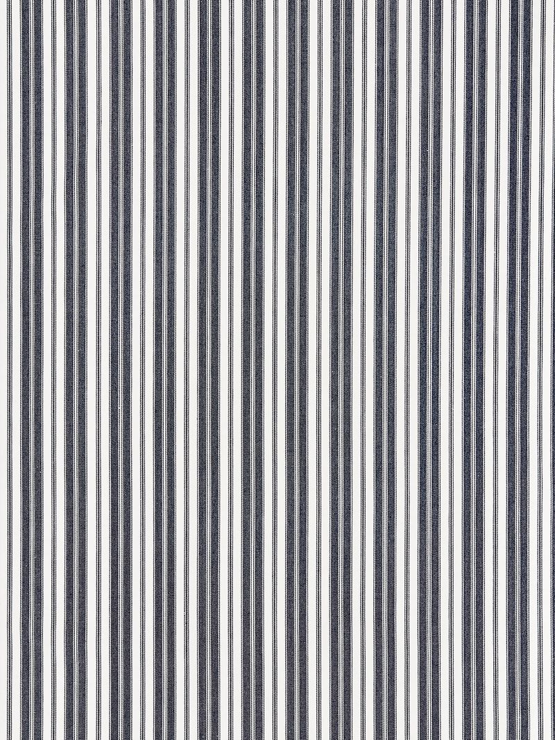 Scalamandre Fabric SC 000627115 Devon Ticking Stripe Indigo