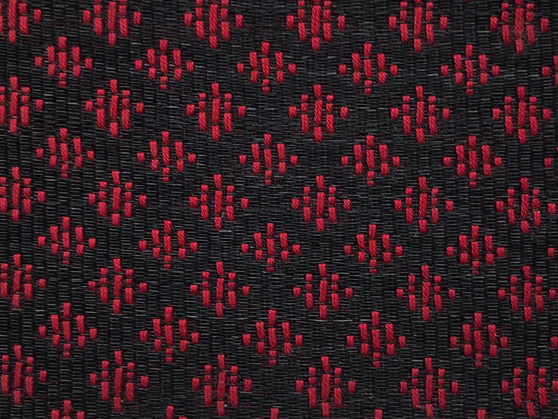 Scalamandre Fabric SK 0002A613 Appaloosa Horsehair Red / Black