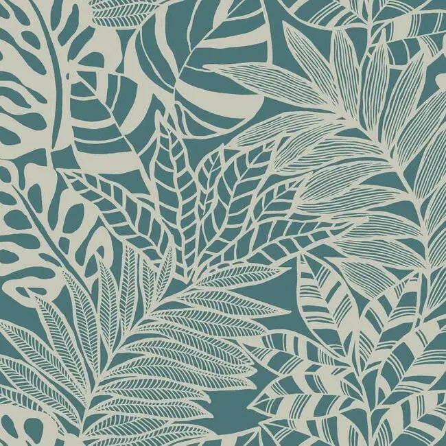 York Wallpaper SS2572 Jungle Leaves