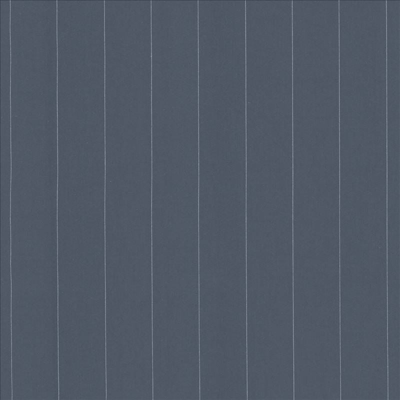 Kasmir Fabric Suiting Stripe Blue