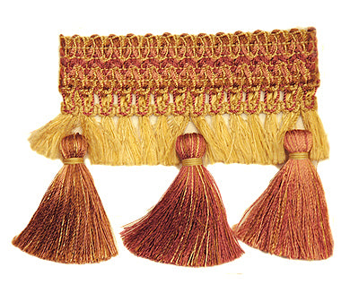 RM Coco Trim T1094 TASSEL FRINGE Choc Ice