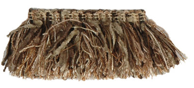 RM Coco Trim T1119 BRUSH FRINGE Quarry Stone Brush