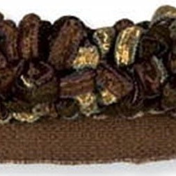 Kravet Couture Trim T30213.614 Ribbon Rouche Tortoise