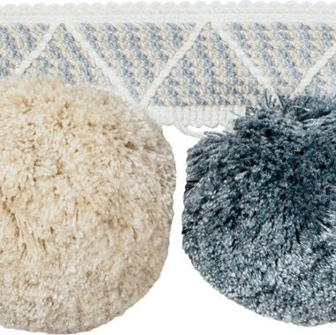 Kravet Couture Trim T30804.1635 Phuket Poms Seaglass