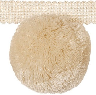 Kravet Couture Trim T30826.1 Jungle Poms Cream