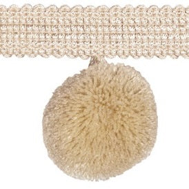 Kravet Couture Trim T30827.1 Paradise Poms Cream