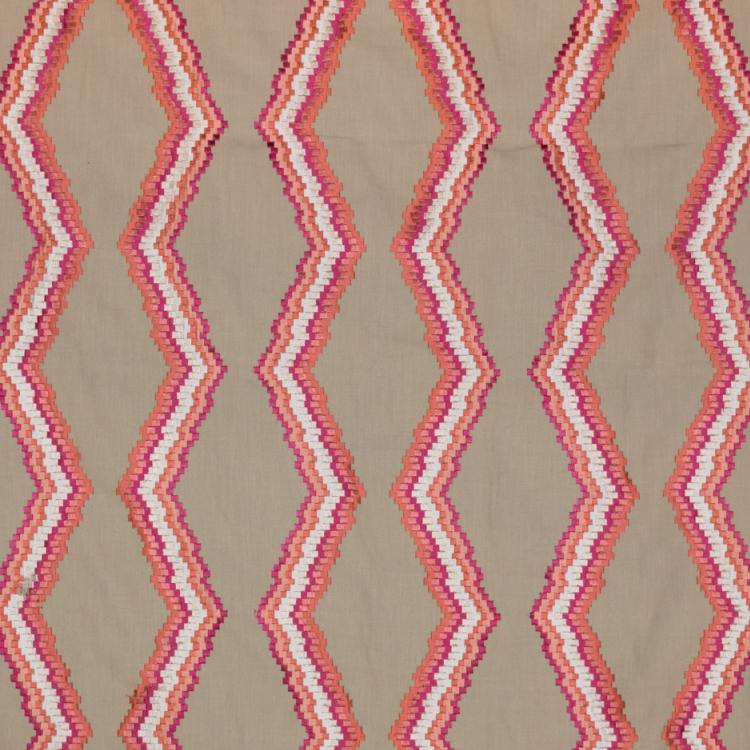 RM Coco Fabric Tiberon Stripe Coral