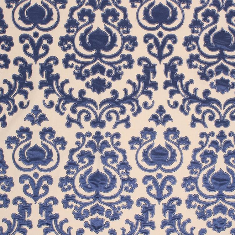 RM Coco Fabric Trocadéro Damask Sapphire