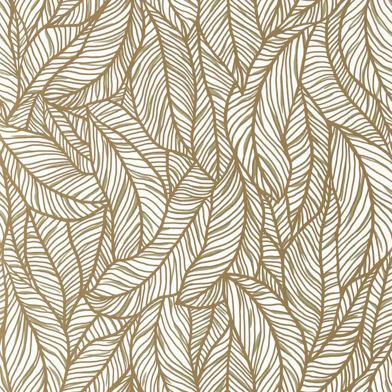 Clarke and Clarke Wallpaper W0144-1 Selva Bronze/Ivory Wp