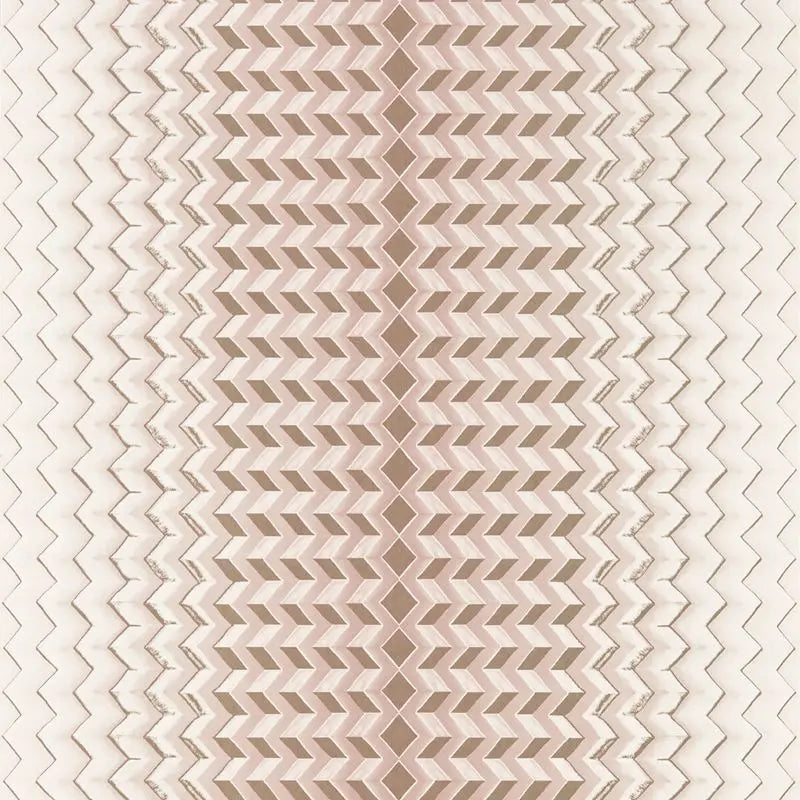 Clarke and Clarke Wallpaper W0150-1 Fragment Blush/Gold Wp