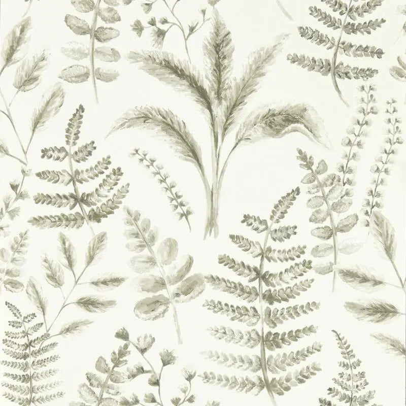 Clarke and Clarke Wallpaper W0156-3 Bracken Natural Wp