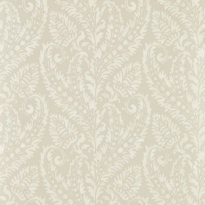 Clarke and Clarke Wallpaper W0161-3 Regale Ivory Mocha Wp