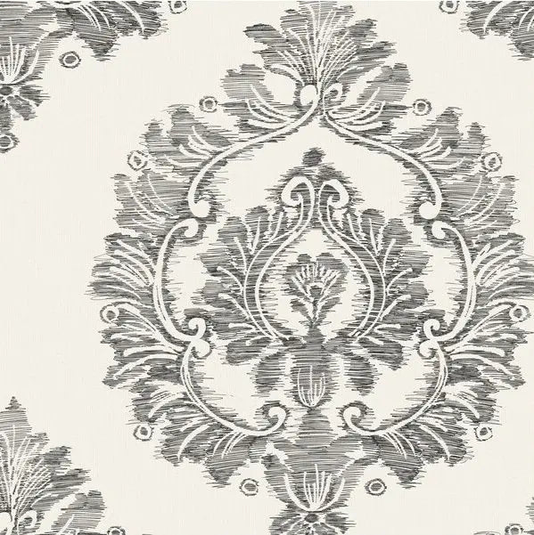 Winfield Thybony Wallpaper WBP10500.WT Damascus Charcoal