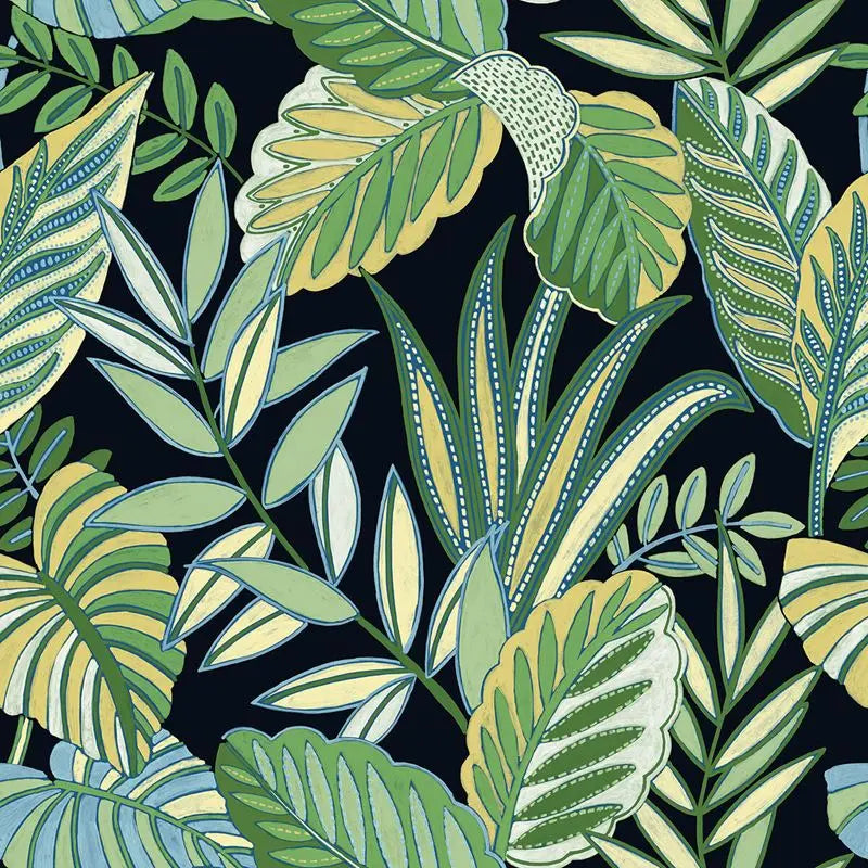 Winfield Thybony Wallpaper WTK20802.WT Key Haven Rainforest