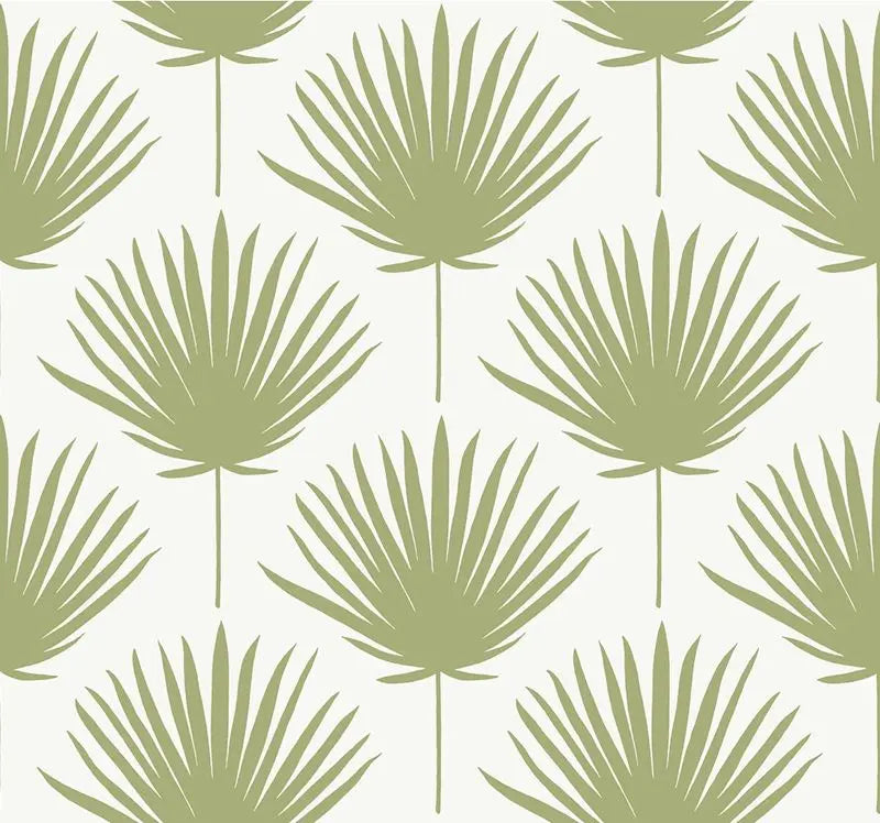 Winfield Thybony Wallpaper WTK21204.WT Shore Front Avocado