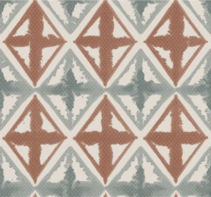 Winfield Thybony Wallpaper WTP4022.WT Diamond Block Coral Grey