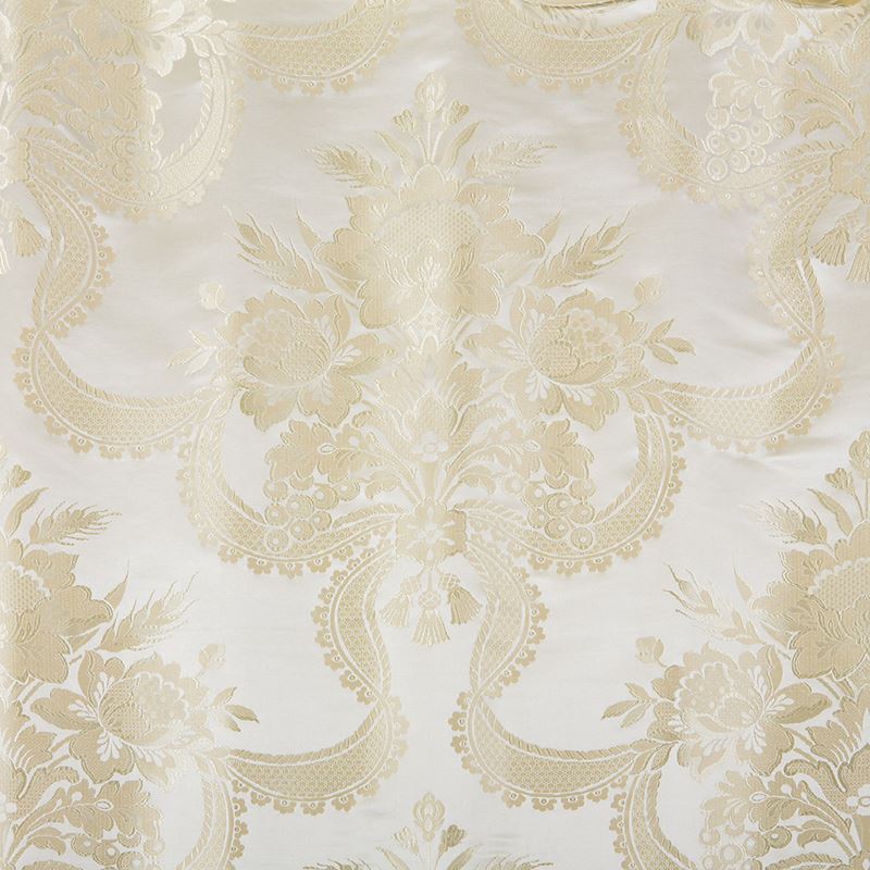 Scalamandre Fabric ZA 2154RNAS Reale Nastri Silk Cream