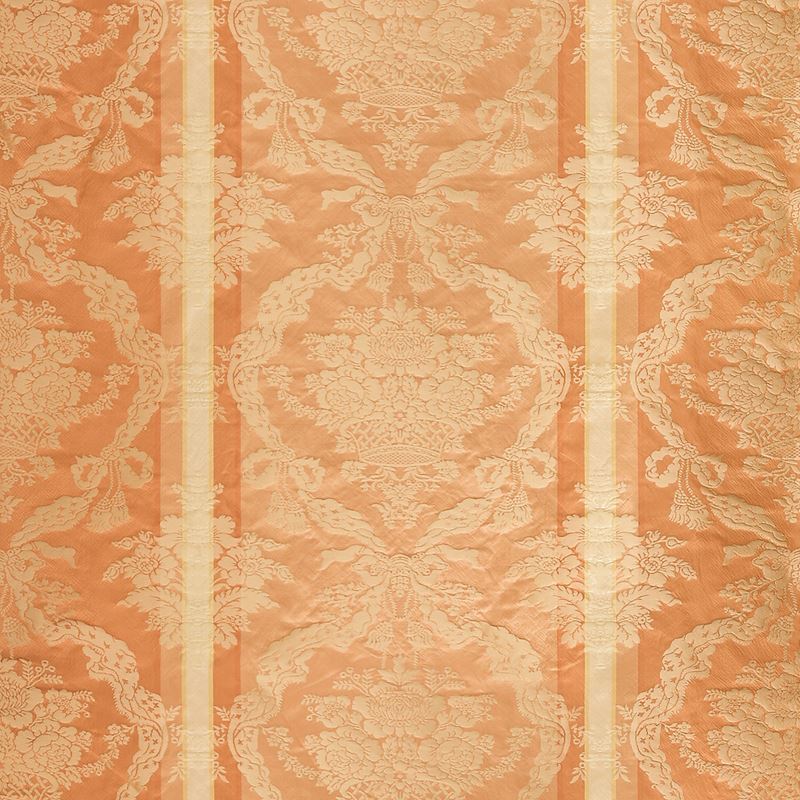 Scalamandre Fabric ZA 2190PTRS Petrarca Stripe Peach