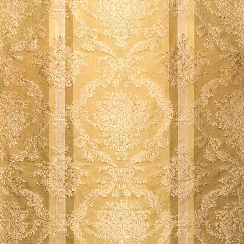 Scalamandre Fabric ZA 2191PTRS Petrarca Stripe Antique Gold