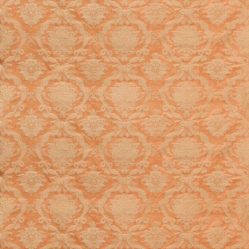 Scalamandre Fabric ZA 2199PETR Petrarca Damasco Apricot